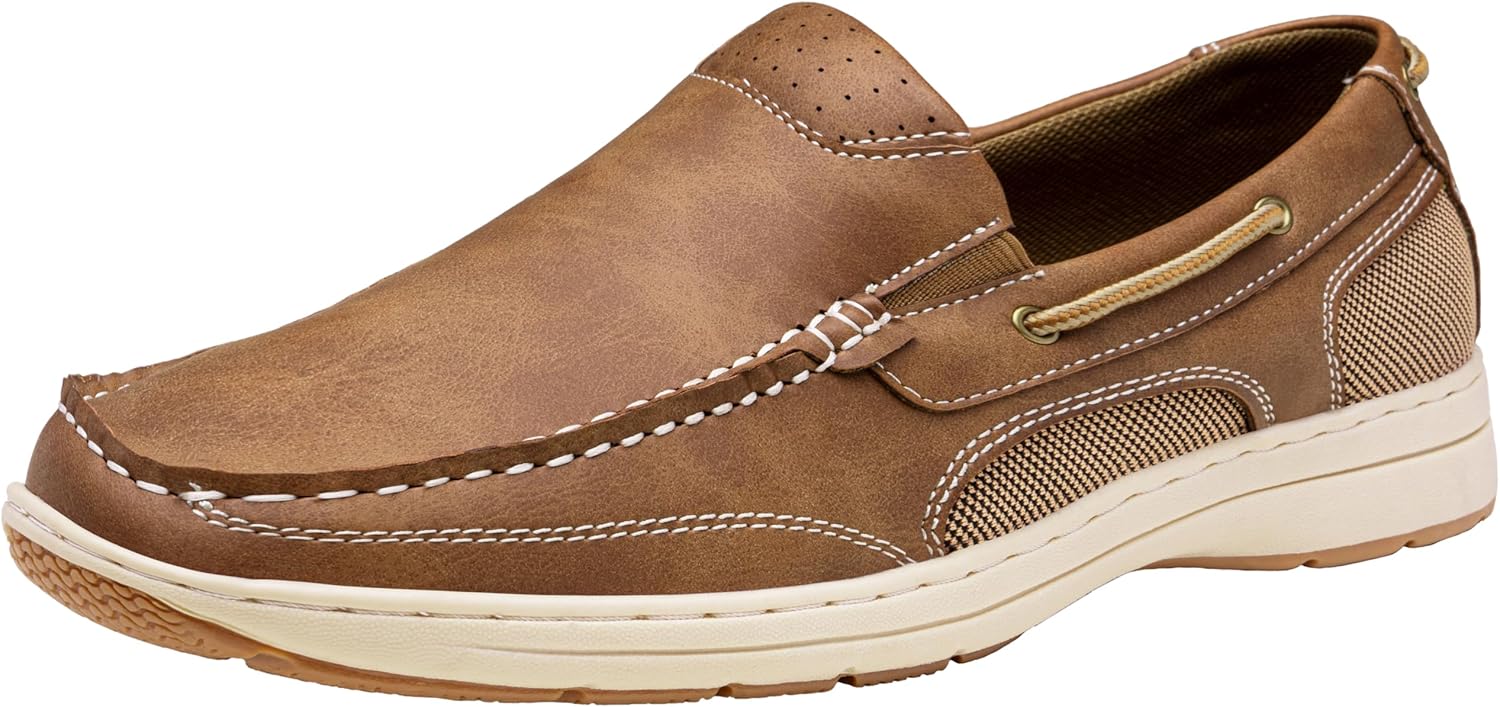 Vostey Men’s Loafers & Slip-ons Casual Lightweight Boat Shoes Men