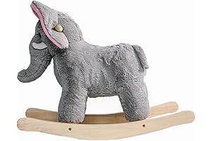 PonyLand Rocking Elephant with Music, Rocker for Kids