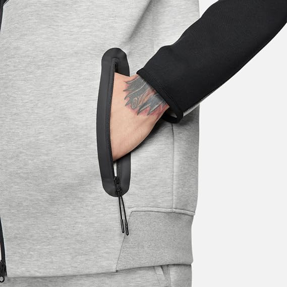 NIKE Men's Herren Tch Flc Fz Wr Hoodie Sweatshirt