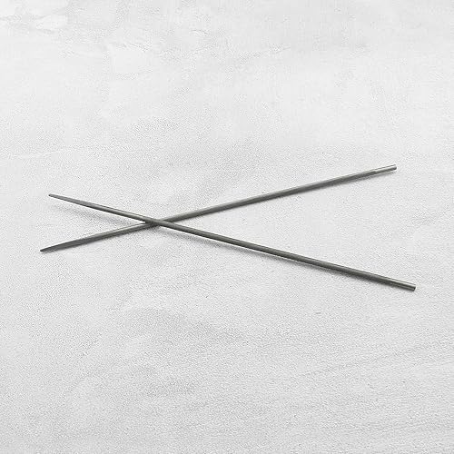 Miniatura 7 de ECSiNG 12 piezas de sierra de cadena redonda de acero para motosierra afilador accesorios para cadena de paso de cadena 38 archivo de afilado de