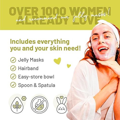 Miniatura 109 de Máscara de gelatina de alta calidad para modelar "máscara de goma", juego de spa - 10 tratamientos