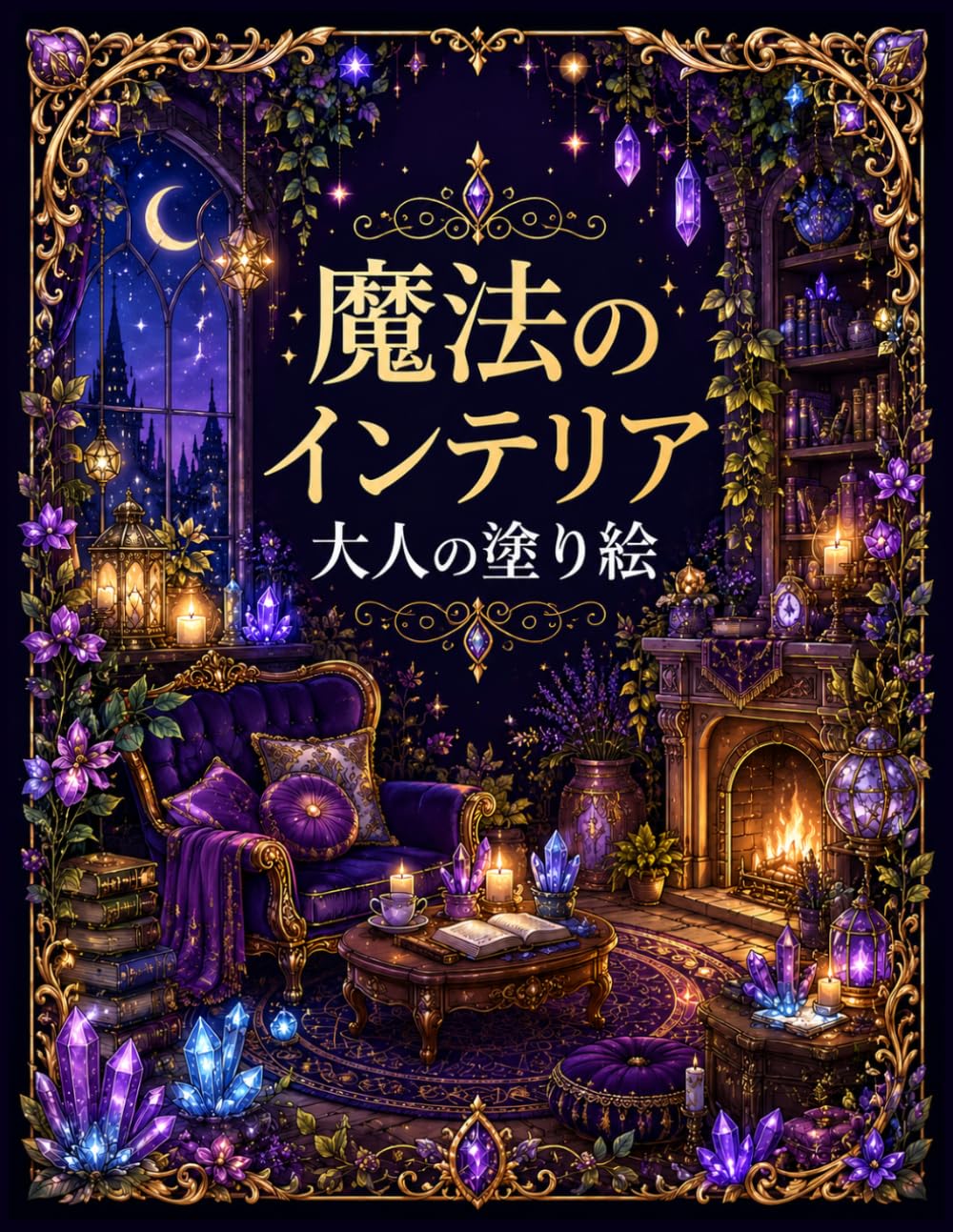 魔法のインテリア: 癒しと幻想を楽しむ大人のインテリア塗り絵