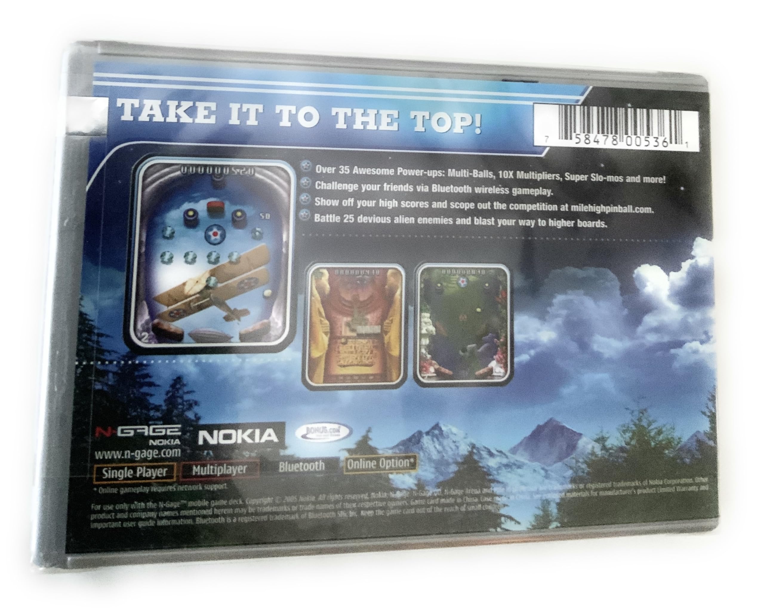 Nokia Mile High Pinball for n-gage