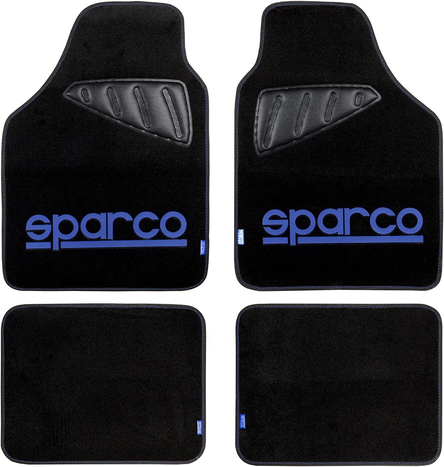 SPARCO SPC1901 Non-Slip mats,Set of 4 Units, Blue