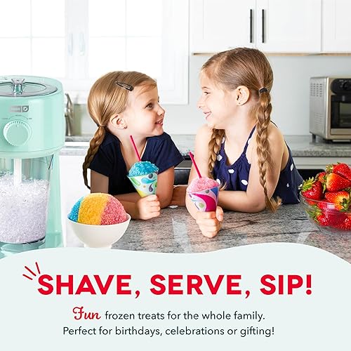 Miniatura 3 de Dash Máquina de hielo afeitado y granizado de lujo, fácil de usar, máquina de granizado y cono de nieve, incluye jarra para servir y guía de recetas