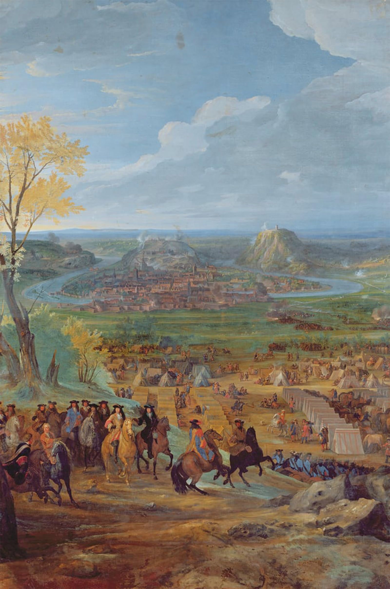POSTERIIk Vintage Art Print Images Pictures Print the Siege of Besancon in by Jean Baptiste Modern Colour Posters for Office Home Decor 60x90cm