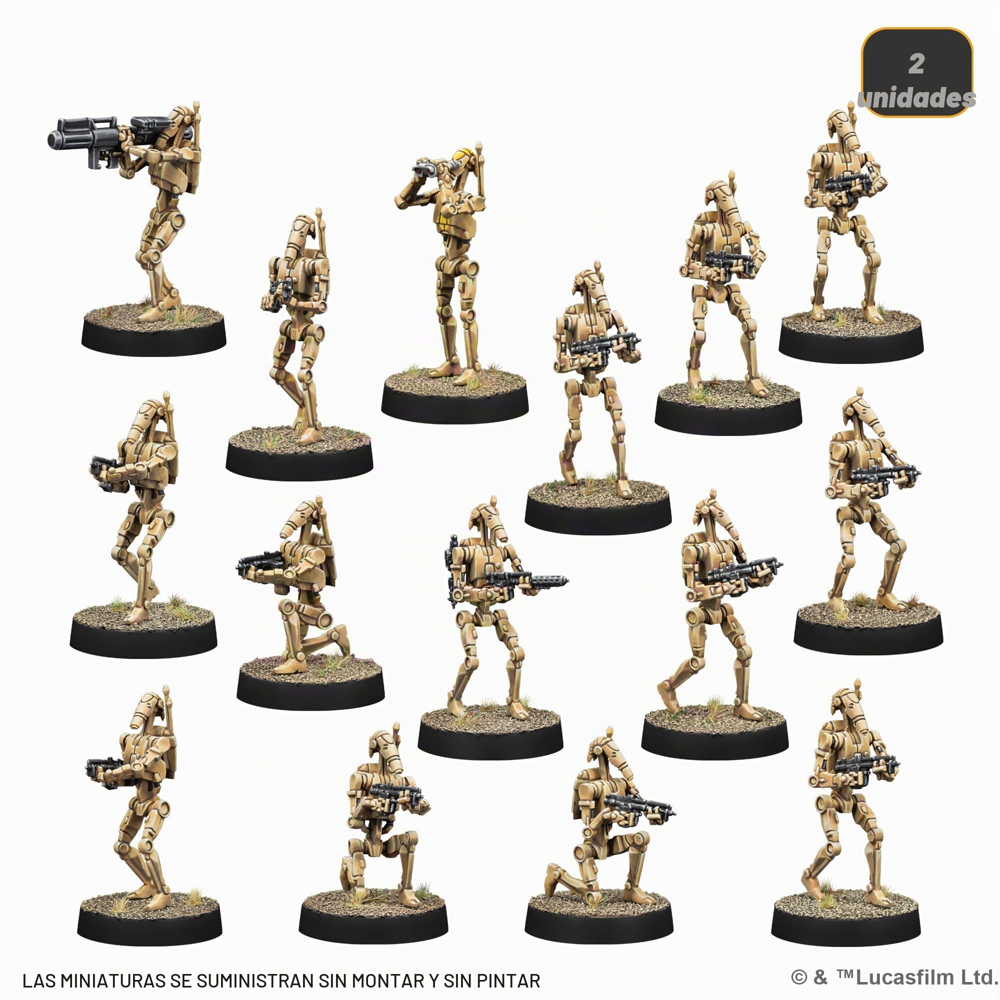 Atomic Mass Games Star Wars: Legion - Separatist Alliance Starter Set | Juego de estrategia de miniaturas de mesa para adolescentes y adultos, a partir de 14 años, 2 jugadores, 3 horas
