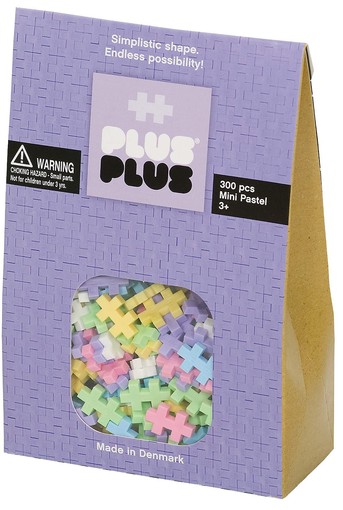 Plus Plus Building Blocks Toy, 300 pc Kids Construction Toys, Creative Learning Resources and STEM Play for Home and Travel
