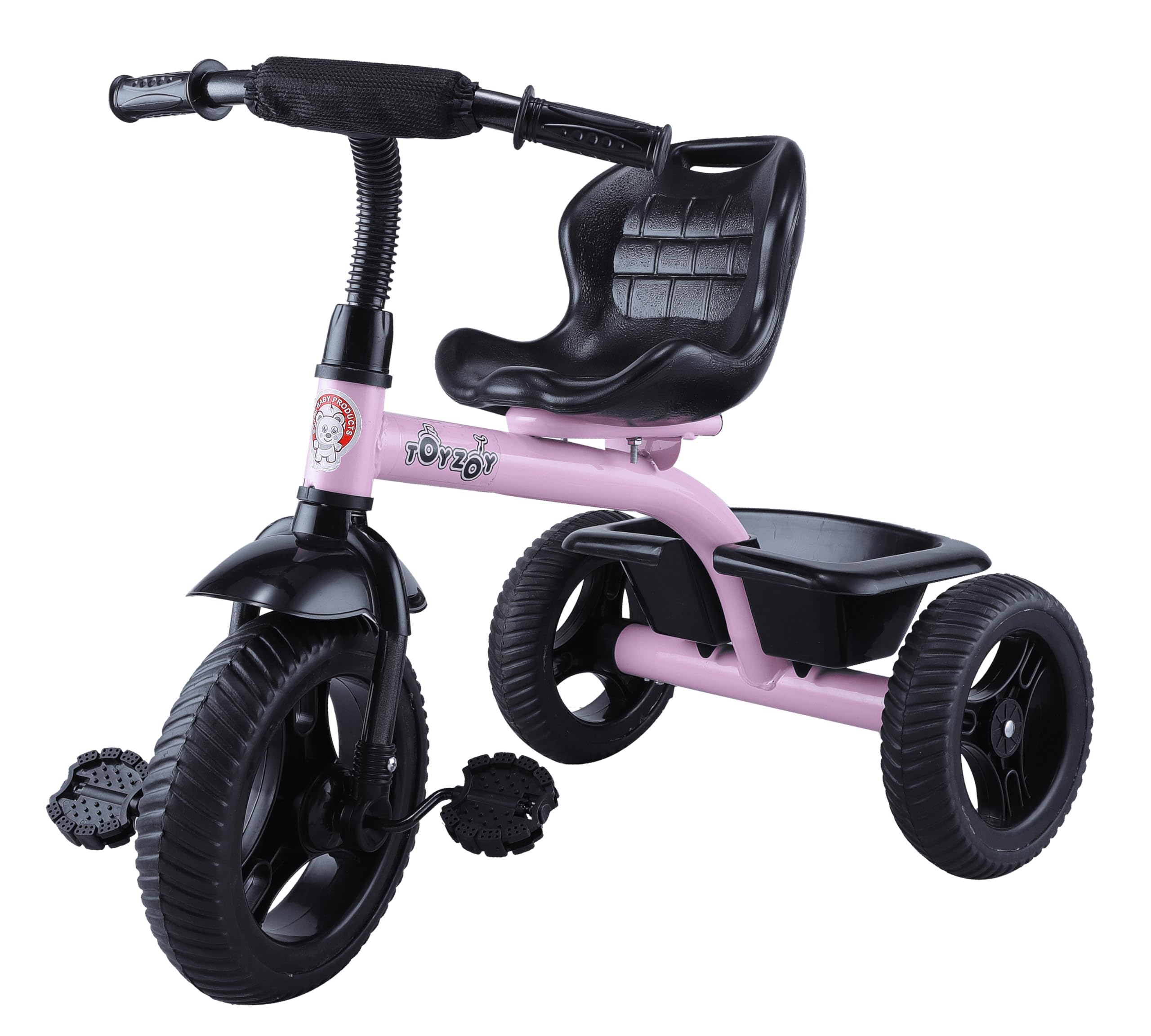 Toyzoy Mini Mac Trike|Tricycle for Kids|Boys|Girls Age Group 2+ Years (Pink)-image-8