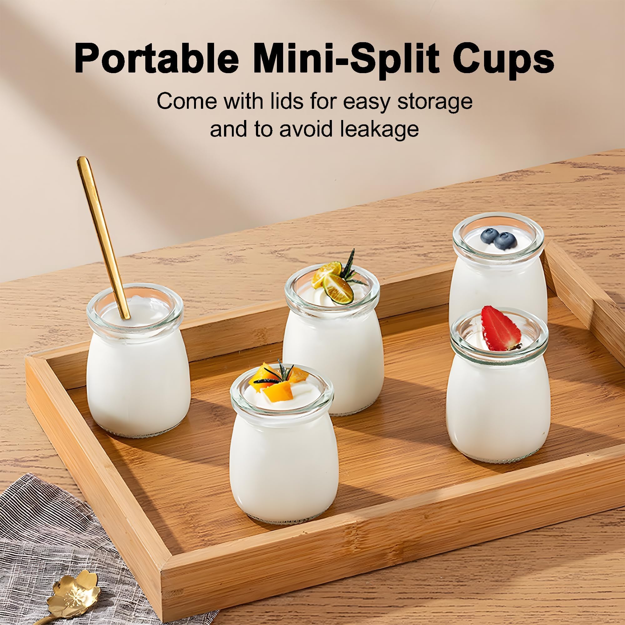 Máquina de yogurt digital con pantalla LCD, control de temperatura, temporizador de 36 horas para yogur casero y alimentos fermentados
