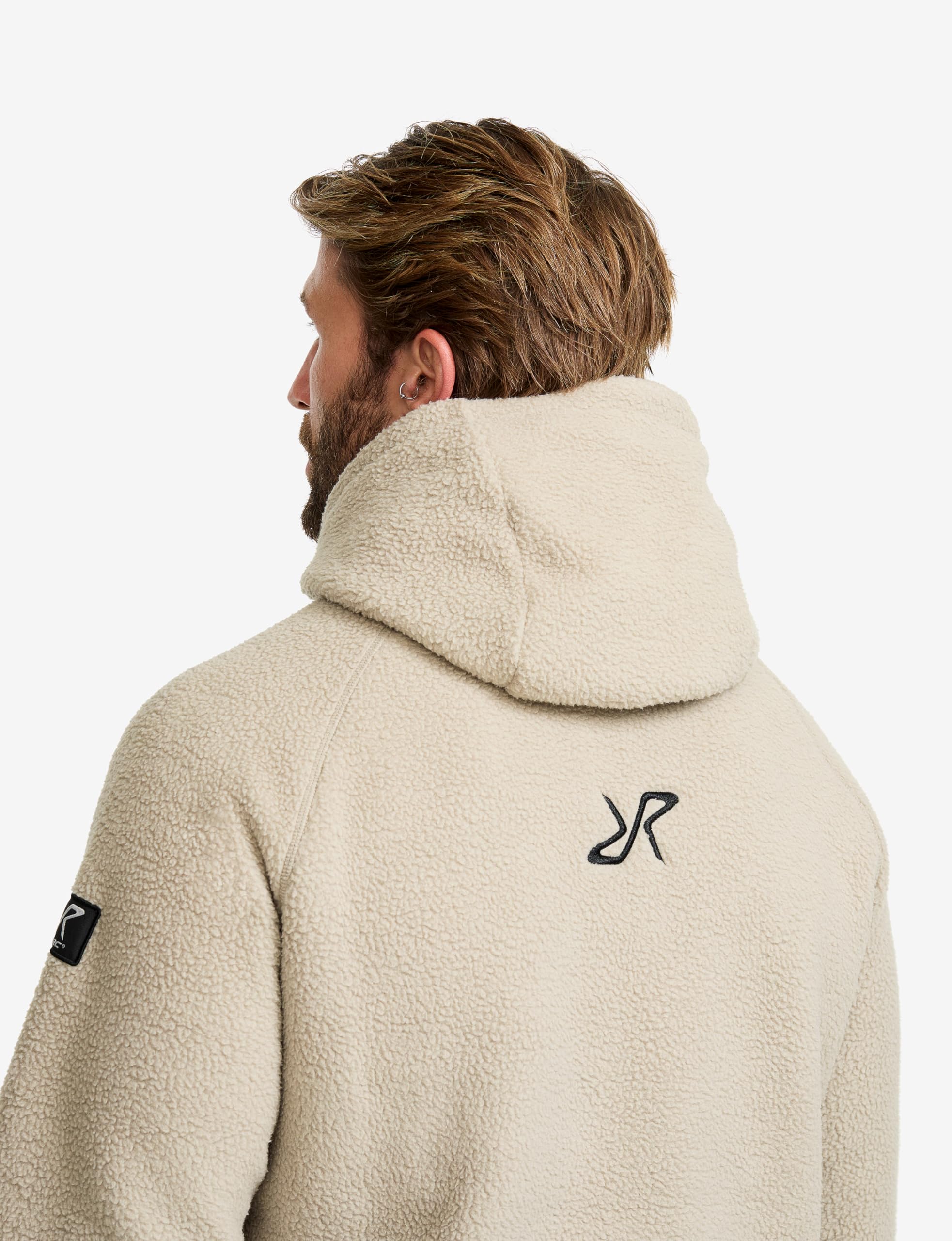 RevolutionRace Sherpa Hoodie pour Homme, Veste Polaire D'extérieur Parfaite pour la Randonnée et les Aventures en Plein Air