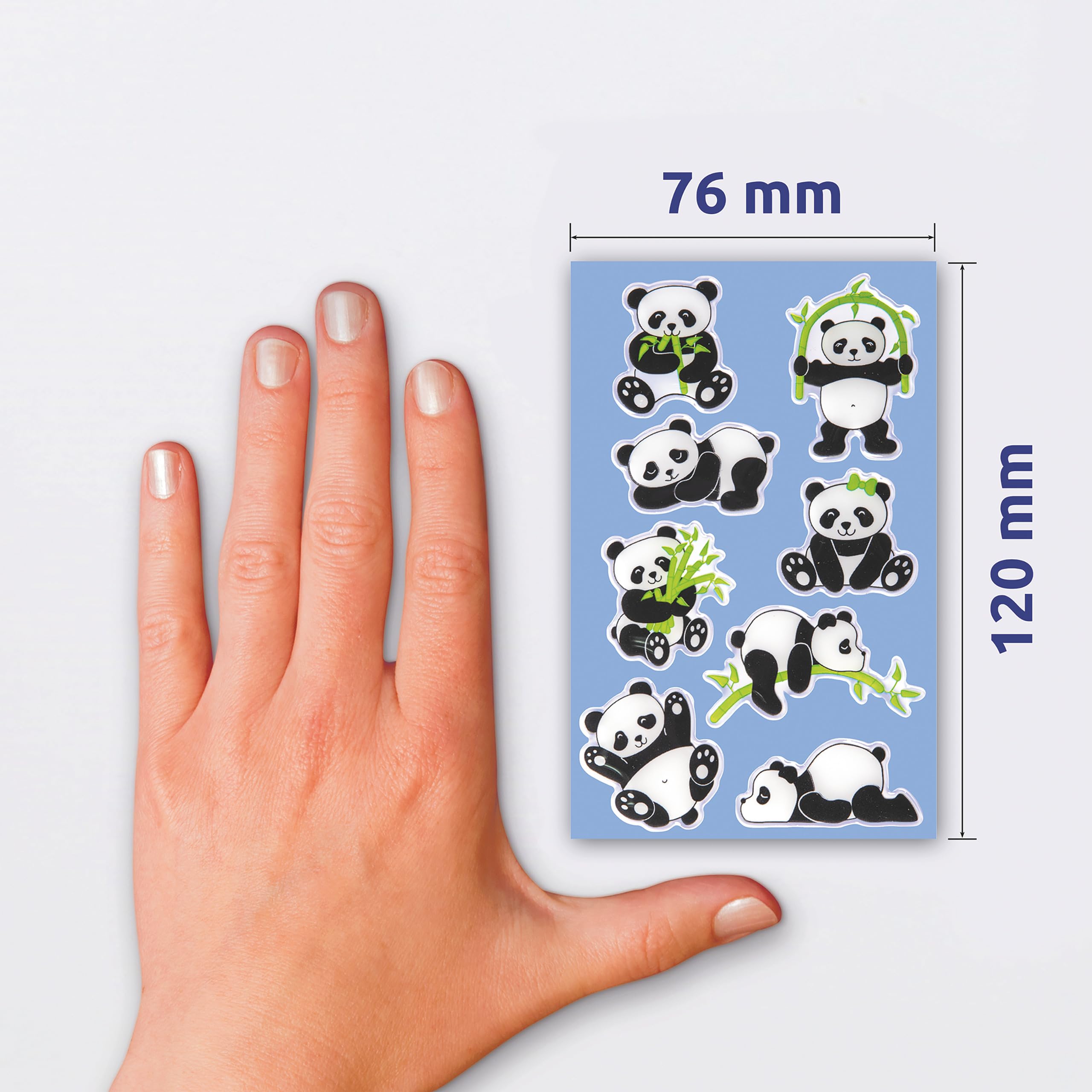 Avery Zweckform Glitter Llama Stickers - 16 Self-Adhesive Kids Stickers For Crafts & Scrapbooks