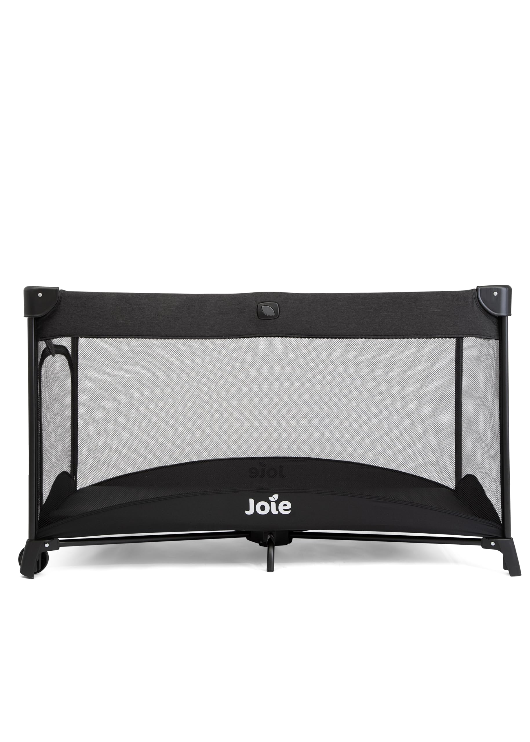 Joie Lettino da viaggio Allura 120 – Culla, rete di ventilazione, ingresso laterale con cerniera, materasso rimovibile, borsa per il trasporto e ruote – dalla nascita fino a 15 kg
