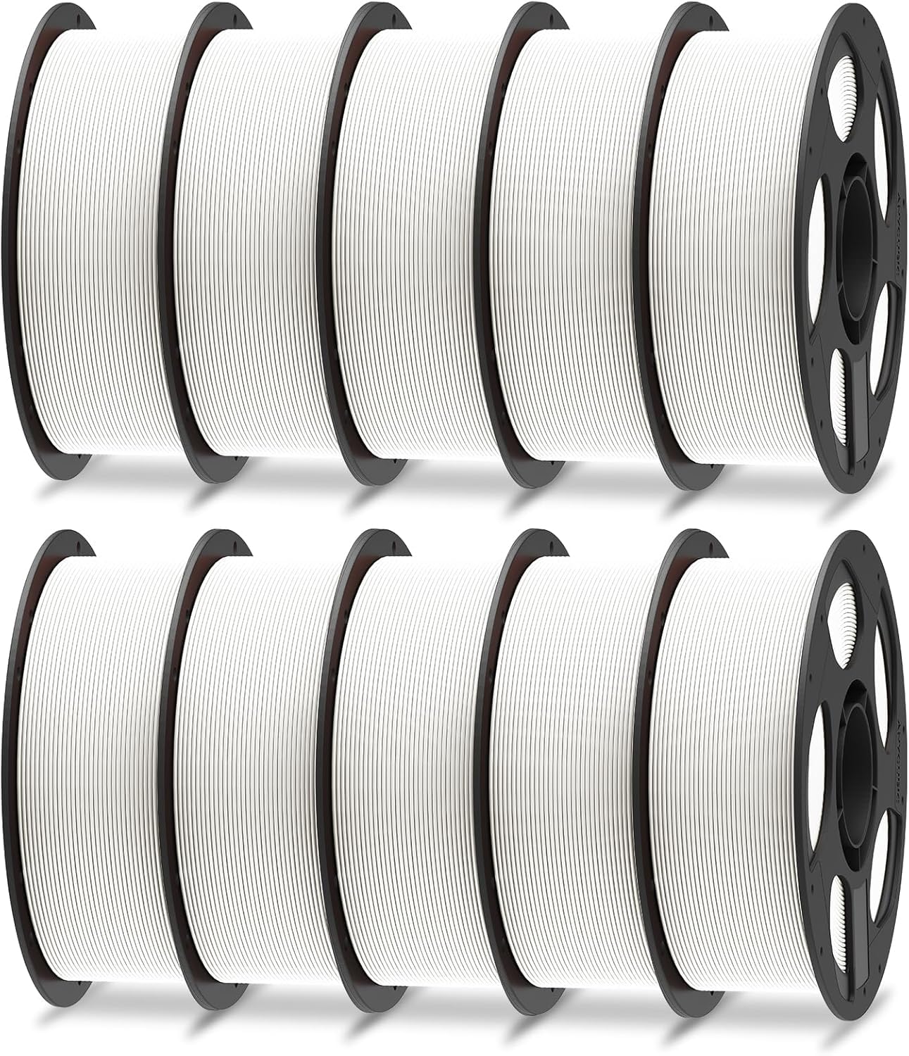 3D Printer Filament PLA White 10kg 30-300mm/s for Bambu Lab AMS,AMSLite