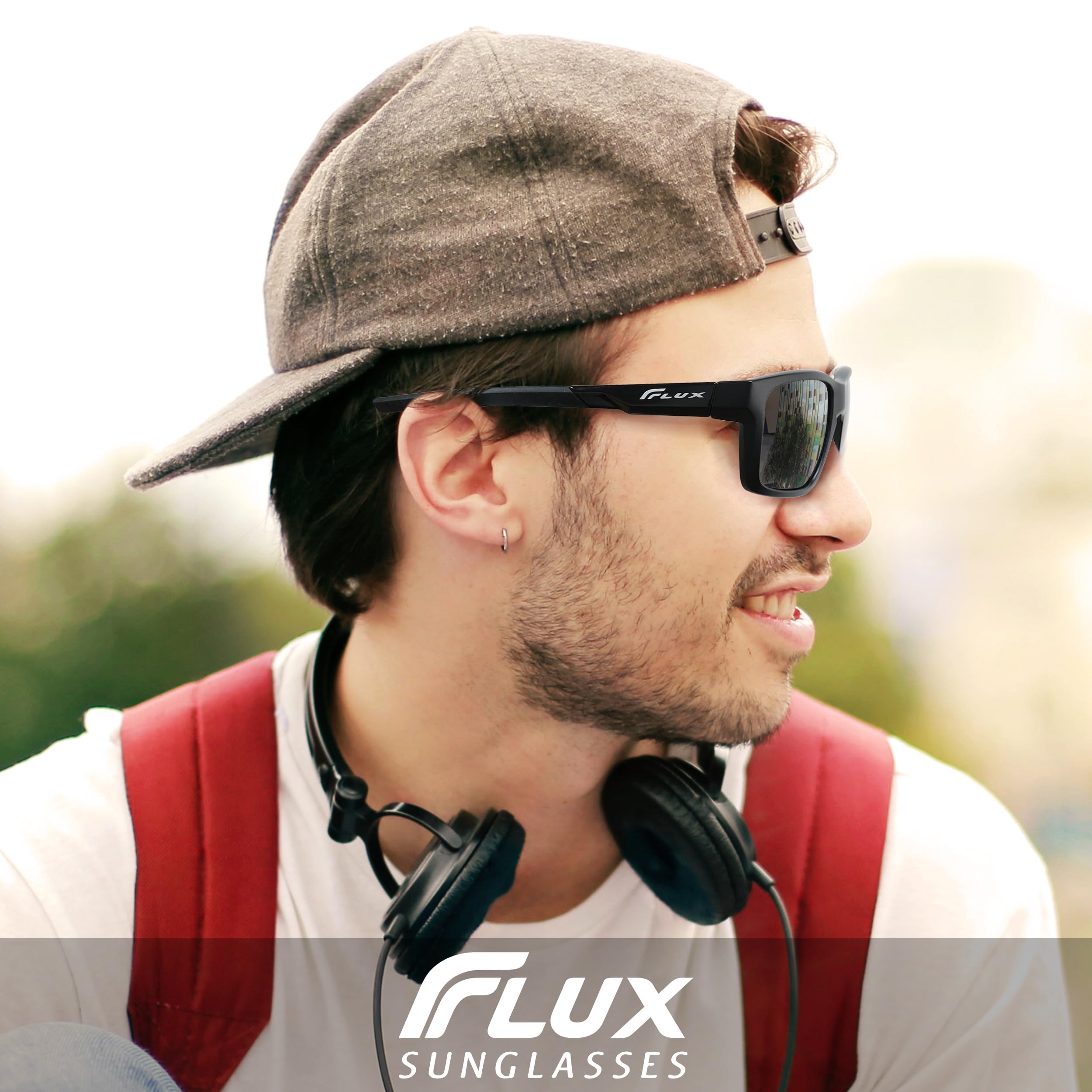 ICECUBE Verano Polarisierte Sport-Sonnenbrille mit Anti-Rutsch-Funktion, verstellbarem Nasenpolster und leichtem Rahmen, für Männer und Frauen beim Fahren, Laufen, Baseball, Golf