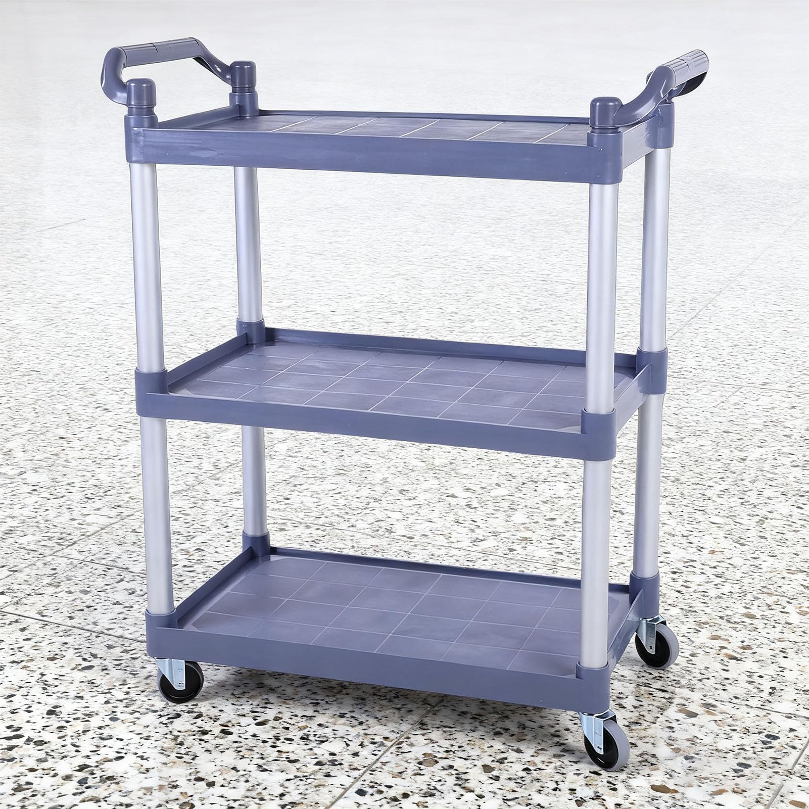 Asixxsix 3-poziomowy Wózek na Narzędzia do Toczenia, nośność 330 Funtów Rolling Mechanic Tool Cart Storage Organizer Wózki Użytkowe Organizator Narzędzi, Wózki na Kółkach Organizatory do