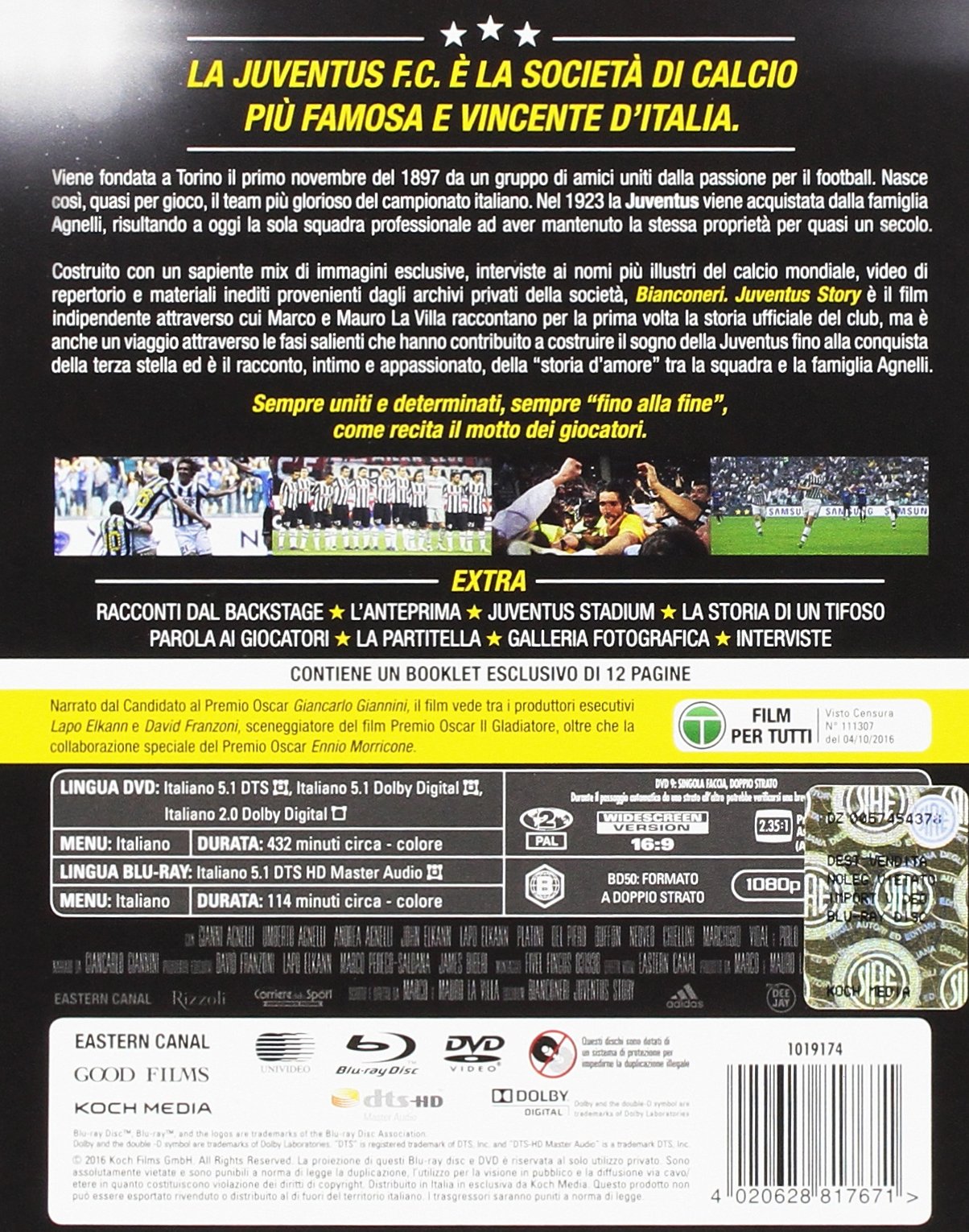 Bianconeri Juventus Story (Steelbook Numerata) - Esclusiva Amazon