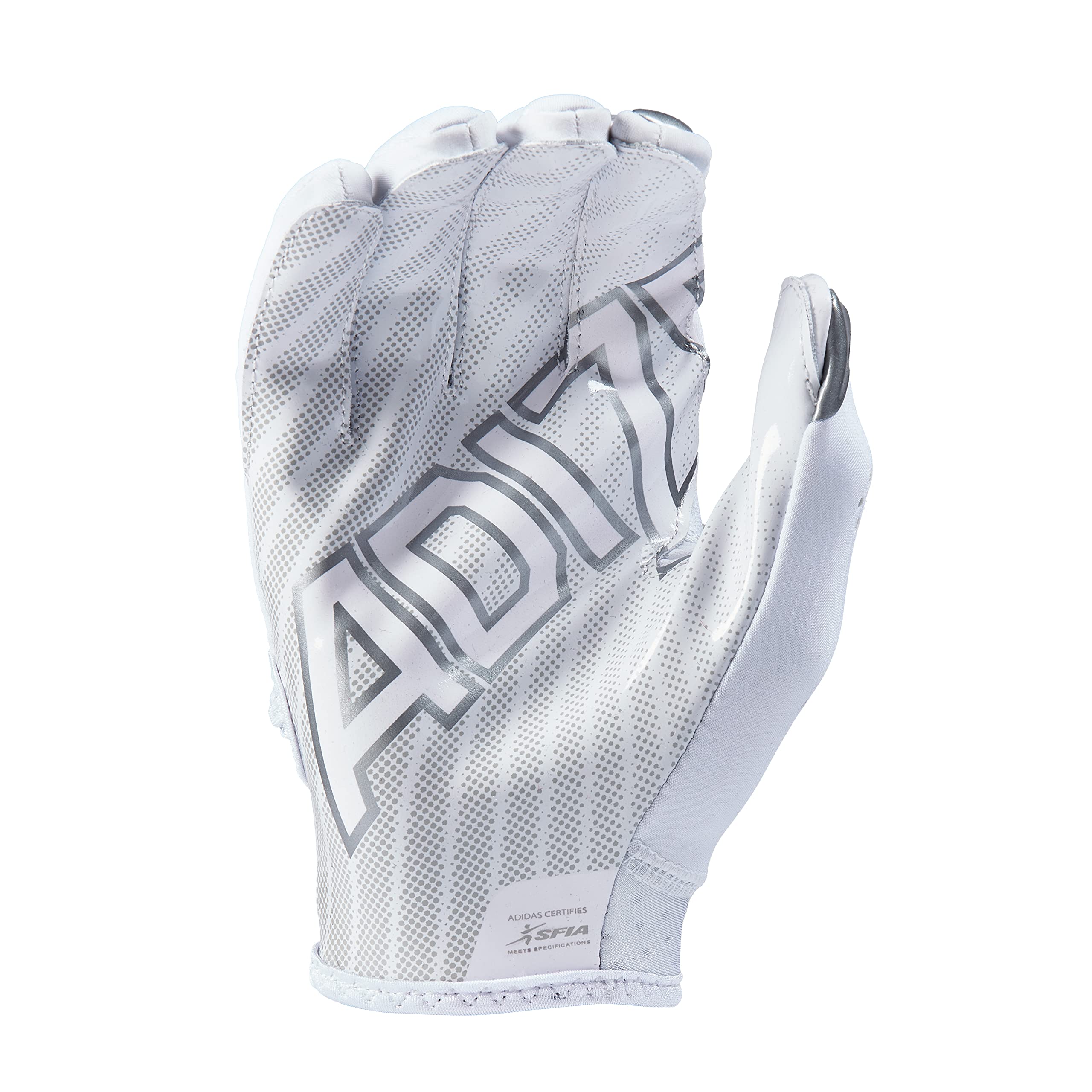 adidas Adizero 11 Turbo Football Receiver Glove, White, X-Large