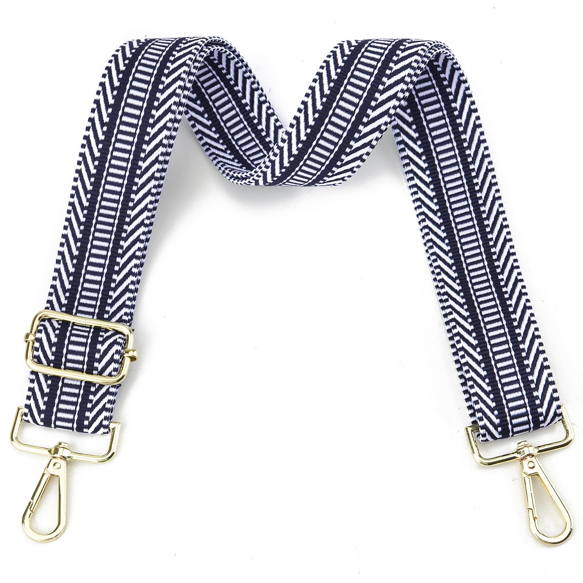 LoZoDoSilver Hardware Purse Strap Crossbody Straps for Purses Wide Shoulder Bag Strap Adjustable Replacementor Tote Handbags