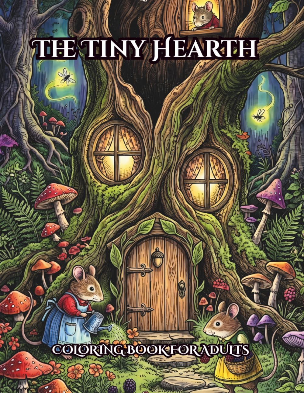 The Tiny Hearth: A Whimsical Adult Coloring Coloring Journey into the Secret Lives of Forest Mice