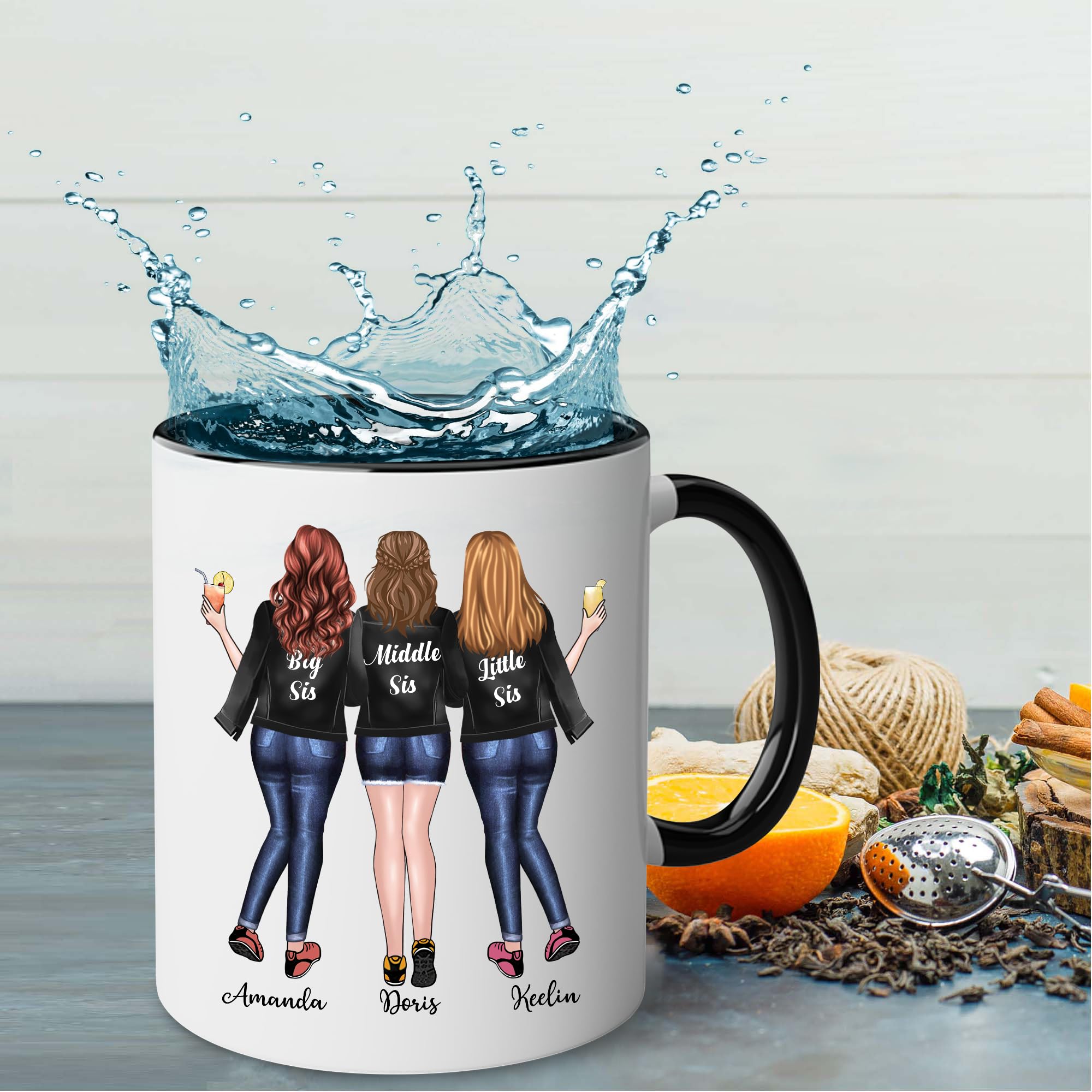 blessed coffee cup Blessed Mom Pink Floral Ceramic Coffee Mug main image 0