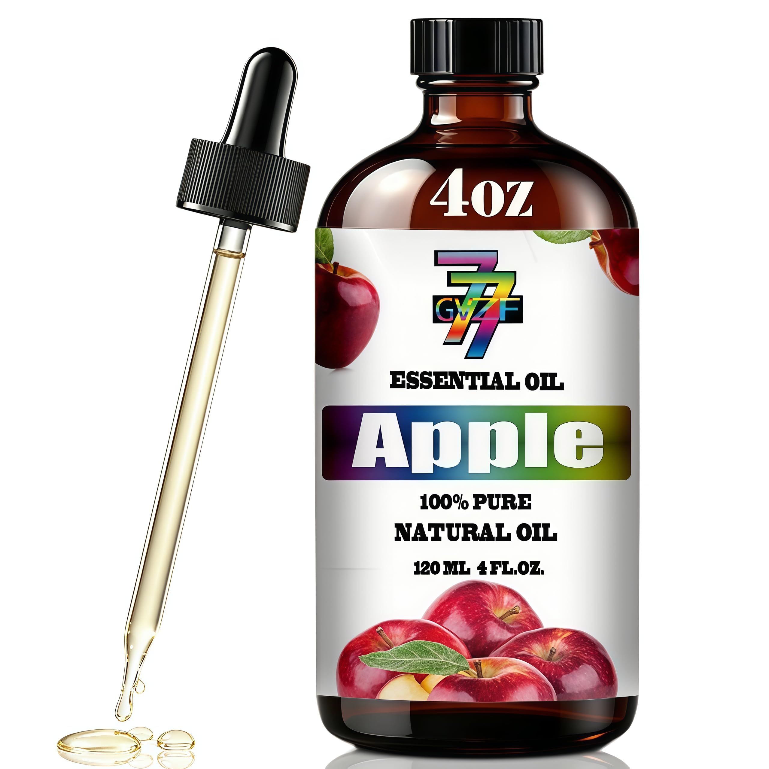 Fresh Apple Essential Oil,for Diffuser Massage,Apple Oil - 4 fl oz