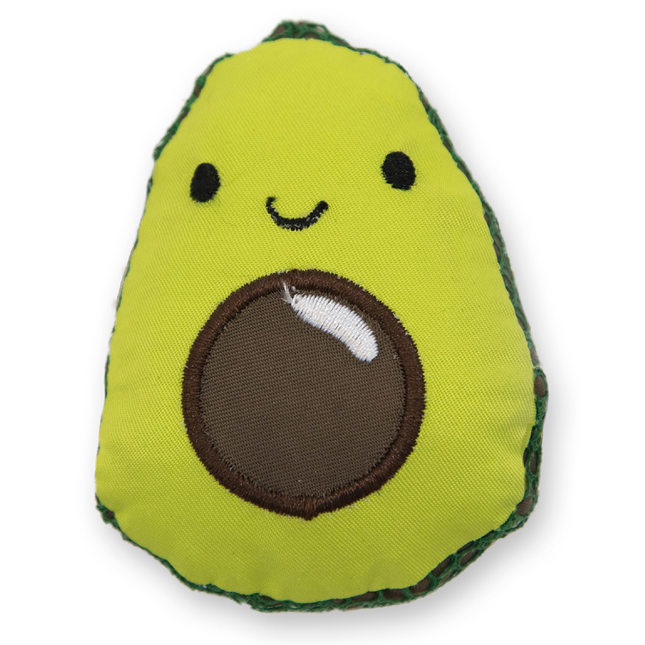 Catstages Lil' Avocato Cat Toy, Interactive Plush Avocado with Catnip, Kicker & Chew Toy for Indoor Cats, Encourages Active Play, Mental Stimulation, Dental Health, and Solo Fun, Green