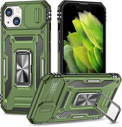 SEFING Funda 13 Mini, para iPhone 13 Mini, grado militar resistente a prueba de golpes y caídas soporte de anillo giratorio de 360 para iPhone 13 SEFING Funda 13 Mini, para iPhone 13 Mini, grado militar resistente a prueba de golpes y caídas soporte de anillo giratorio de 360 para iPhone 13