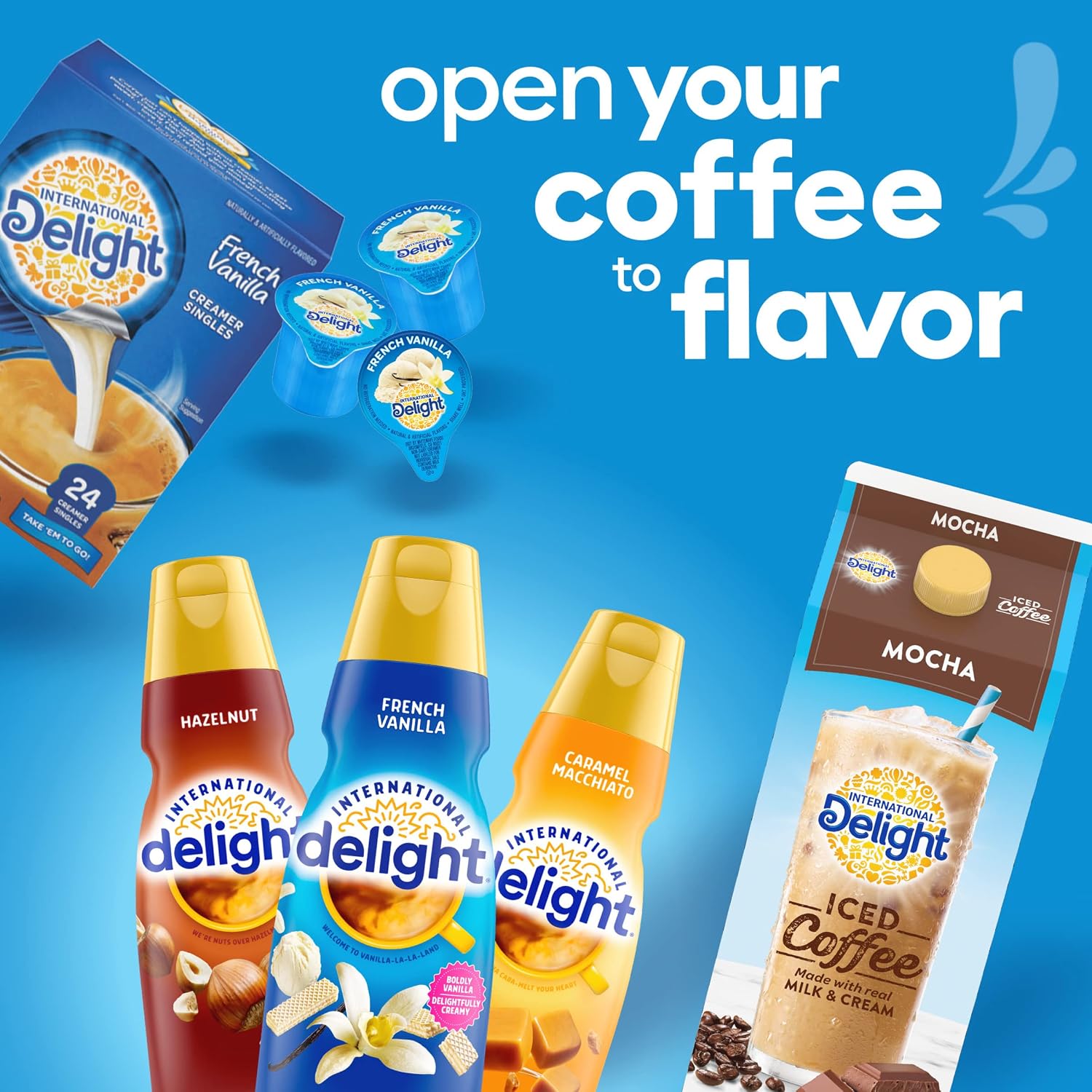 International Delight Coffee House Inspirations Half And Half, 0.38 Oz, 180/carton