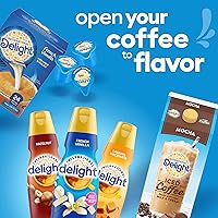 Vista 49 de International Delight Crema de café, caramelo macchiato, crema saborizada refrigerada, botella de 32 onzas líquidas