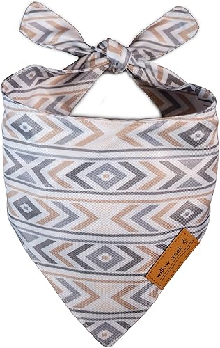 Miniatura 7 de Willow Creek Pet Apparel Pañuelo para perros y cachorros  Paquete de 4 Azteca  Tela duradera de doble capa  Lindo y moderno  Todas las razas  Niños