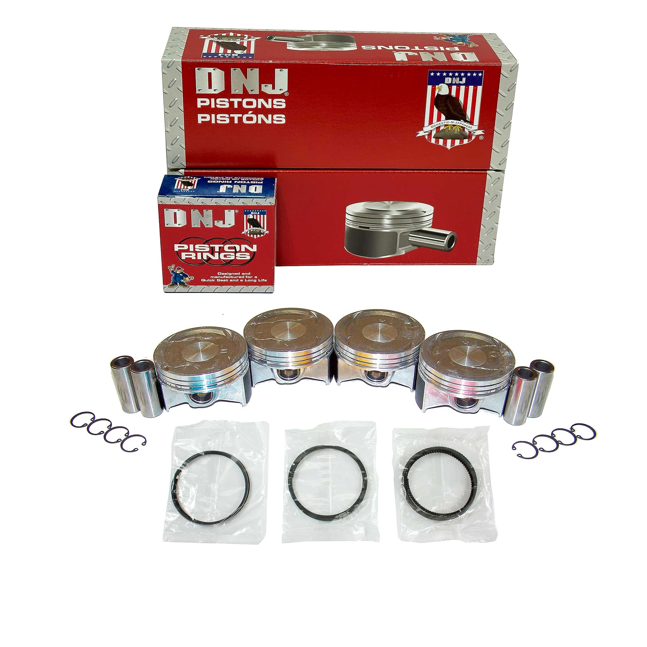 DNJ PRK227 Piston Ring Set Standard for 2002-2006 Honda CR-V 2.4L