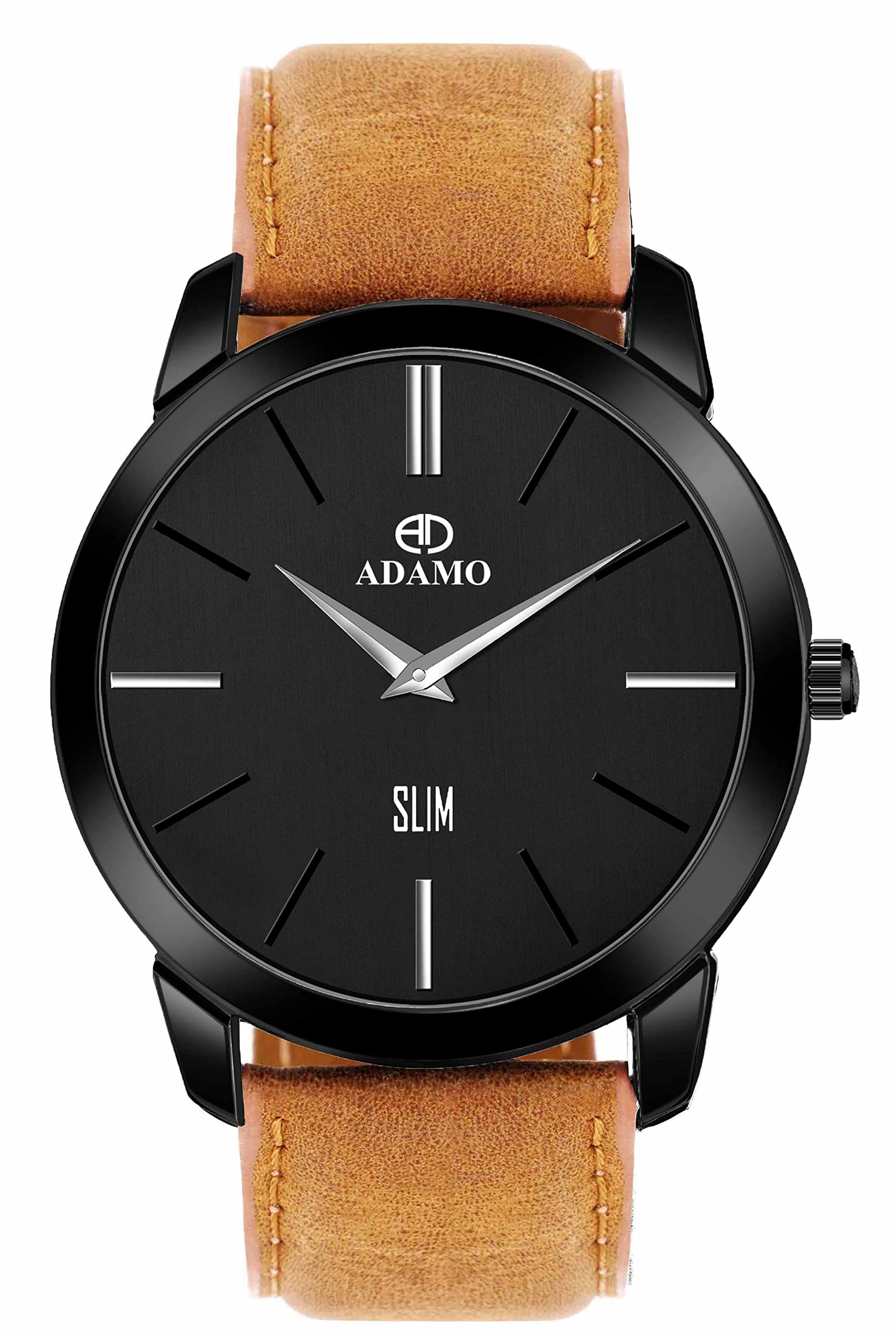 ADAMO Slim Black Dial Mens & Boys Watch AD64BS02 (B01CH2CR18) Amazon Price History, Amazon Price Tracker