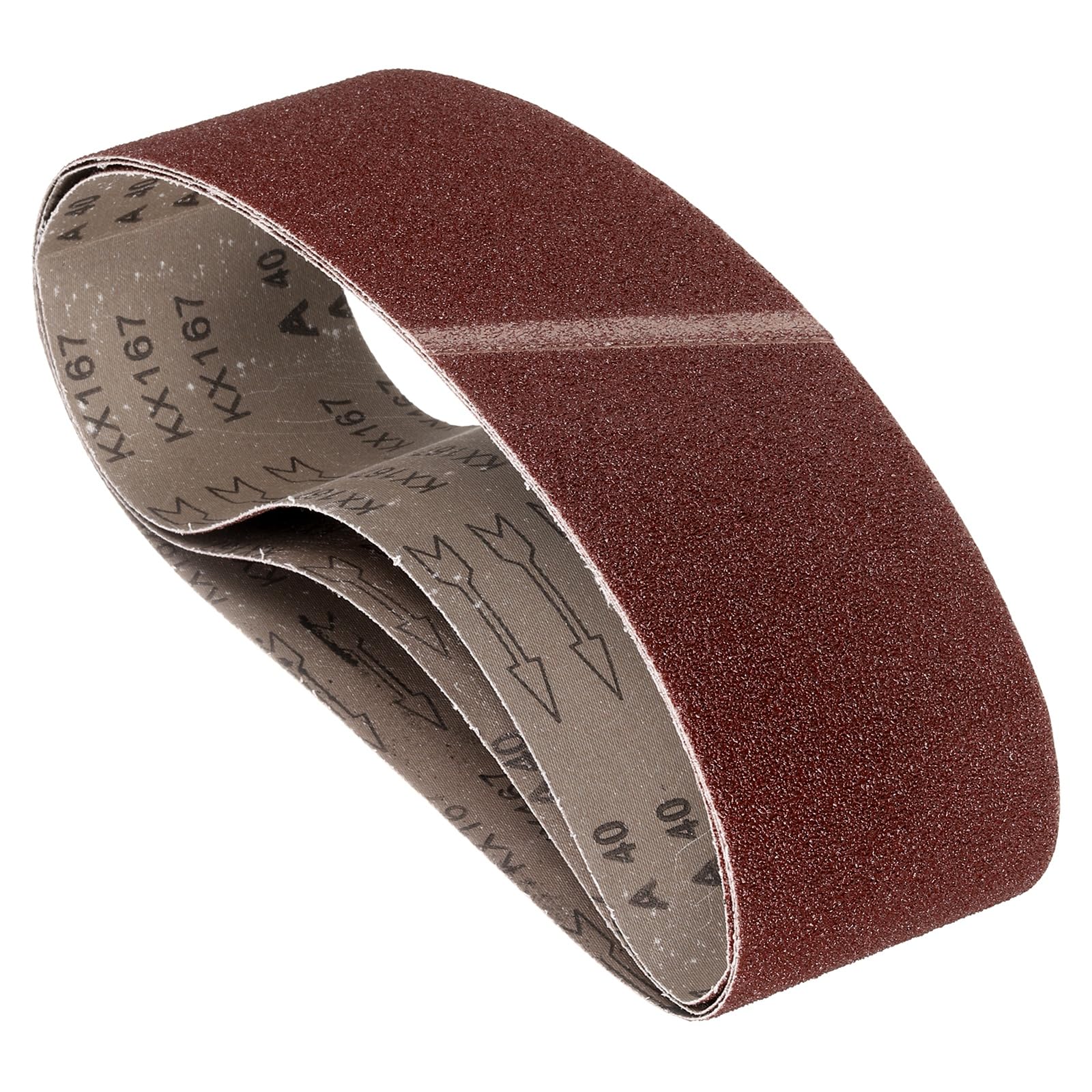 4 Pcs Sanding Belts 4 x 36 Inch 40 Grit Aluminum Oxide Abrasive Sandpaper for Belt Sander Metal Grinding Wood Working Weld Rust Removal