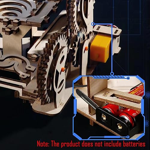 Miniatura 4 de Rompecabezas 3D para adultos, kits de modelo para adultos para construir, kit de construcción de modelo mecánico accionado eléctricamente, ciudad de