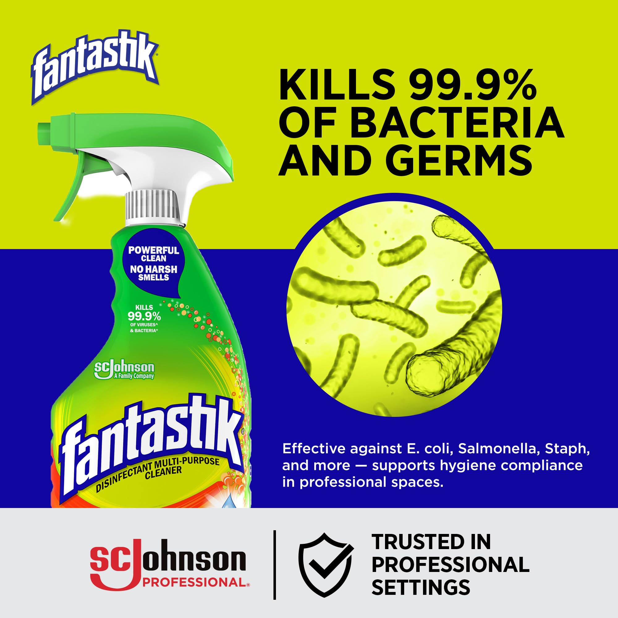 Fantastik Scrubbing Bubbles Heavy Duty All Purpose Cleaner 32 fl oz Pack of 8 product thumbnail 6