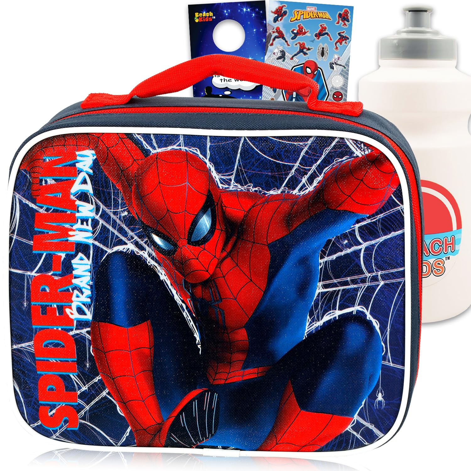 Amazon | Spiderman 学校用ランチバッグ ~ ソフト断熱マーベルランチ