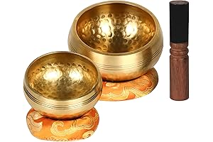 Tibetan Singing Bowl Set: Embrace Silent Mind and Serenity