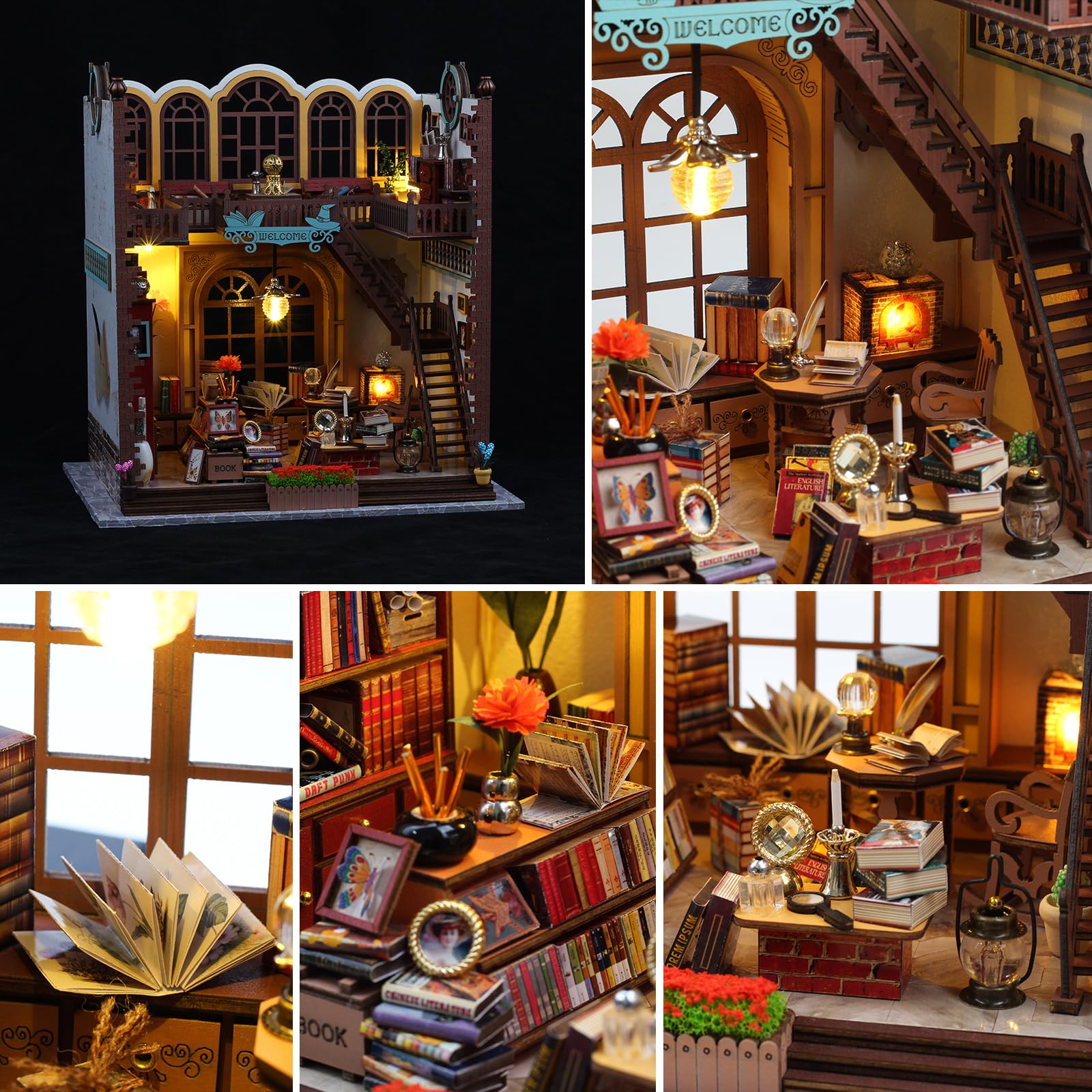 Book Nook - Bibliotheek van Wijsheid - Figured'Art