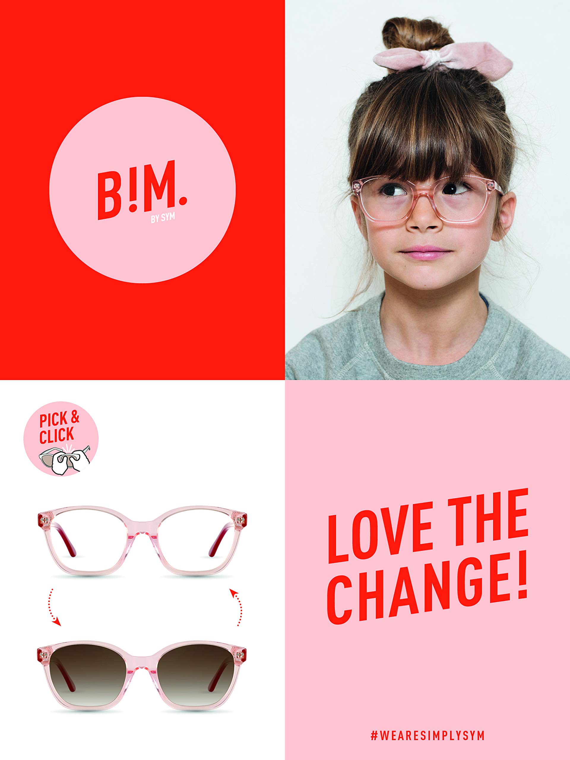 Gafas infantiles con protección contra la luz azul, sin graduación, protección UV400, unisex, para niños y niñas, lentes intercambiables, material robusto, modelo Zebra
