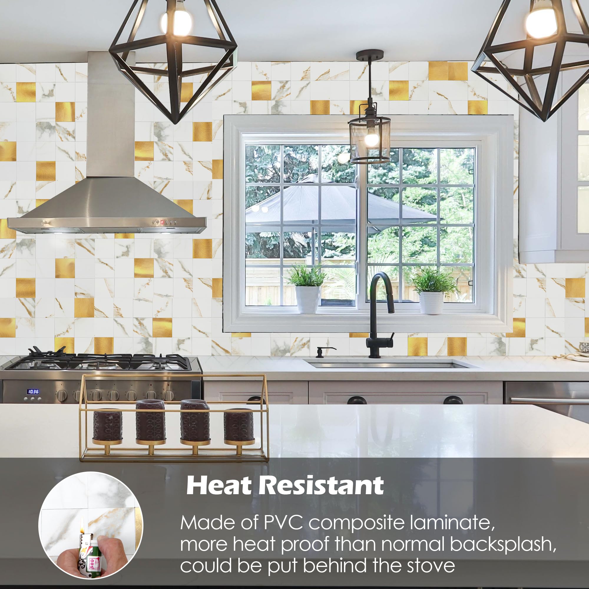 Midcard 10 Sheet Peel And Stick Backsplash Tile Stick On - View #2