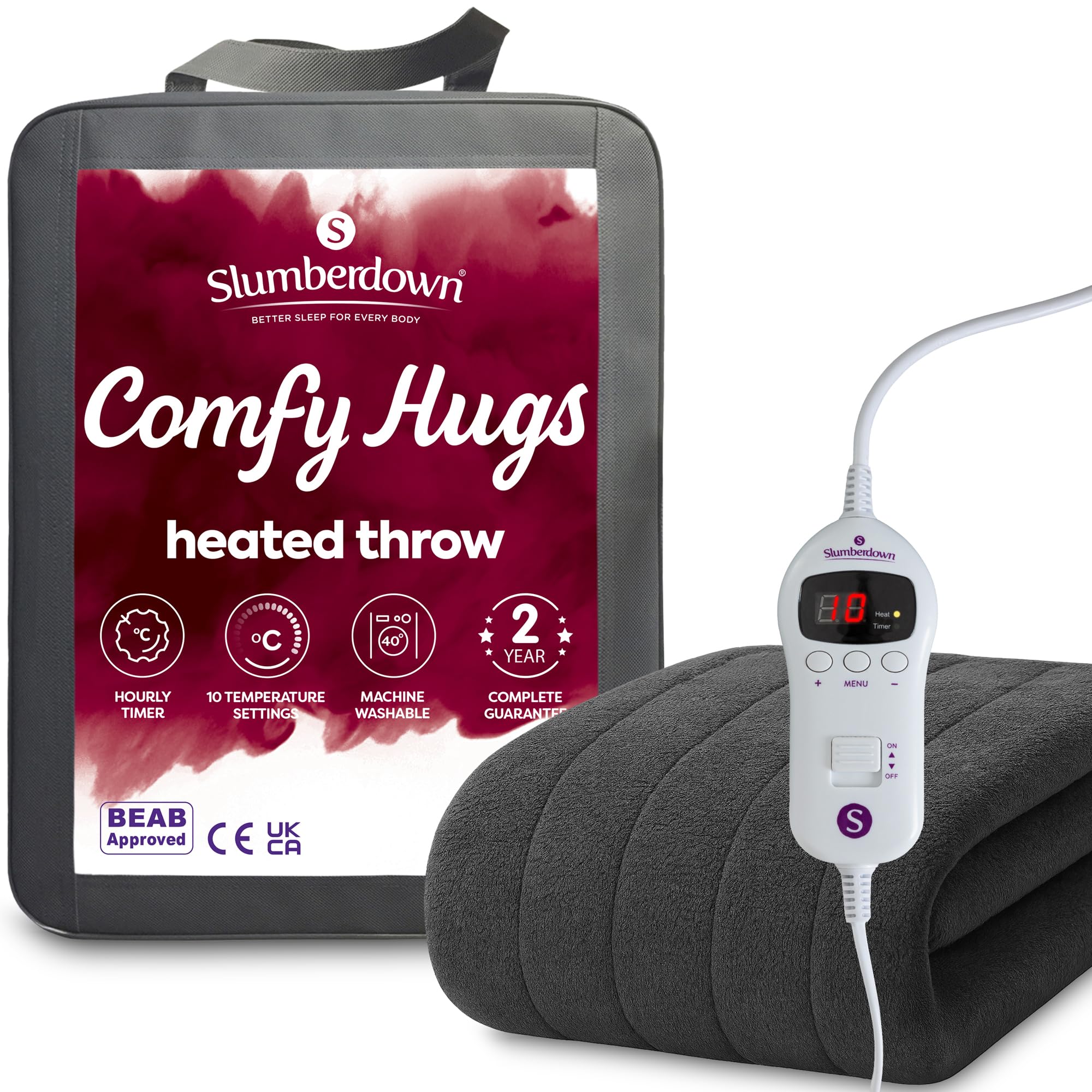 Slumberdown Comfy Heated Throw Blanket (130×160cm) Review – Best Budget Option?