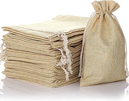 burlap small bolsas