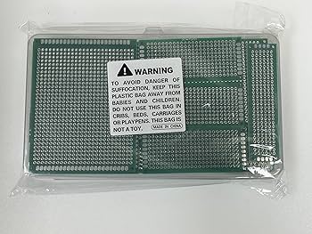 ALLECIN 58Pcs 6 Sizes Double Sided PCB Circuit Prototype