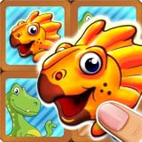 imagenes animales domesticos a color niños les encanta! Pares de dinosaurios del Jurásico del rompecabezas para niños y los niños (niños y niñas) con los dinosaurios y coloridas imágenes de los animales prehistóricos