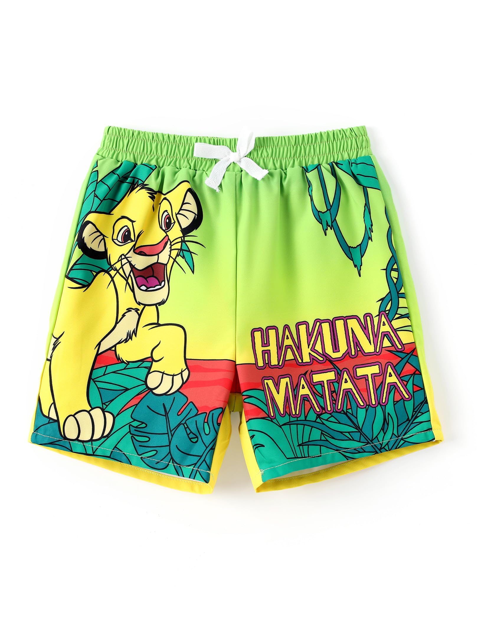 Disney Stitch Spiderman Star Wars Cars Toy Story Mickey Boy Swim Trunks UPF50+Swim Shorts Compression Liner & Quick-Dry 6M-9Y