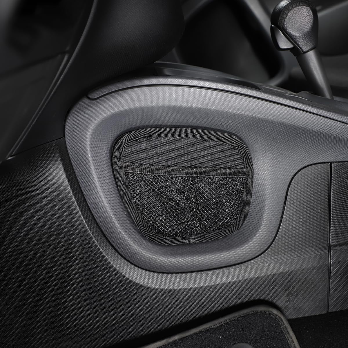 Tumukiw Center Console Hanging Organizer Storage Bag Gear Shift Storage Bag Compatible with Mercedes Benz Smart 453 Fortwo Forfour 2016-2021 Car Side