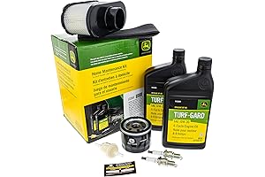 John Deere Genuine Maintenance Service Kit for Select Mowers and Tractors (S240/X300/X500/X350/X570/Z445/Z665)