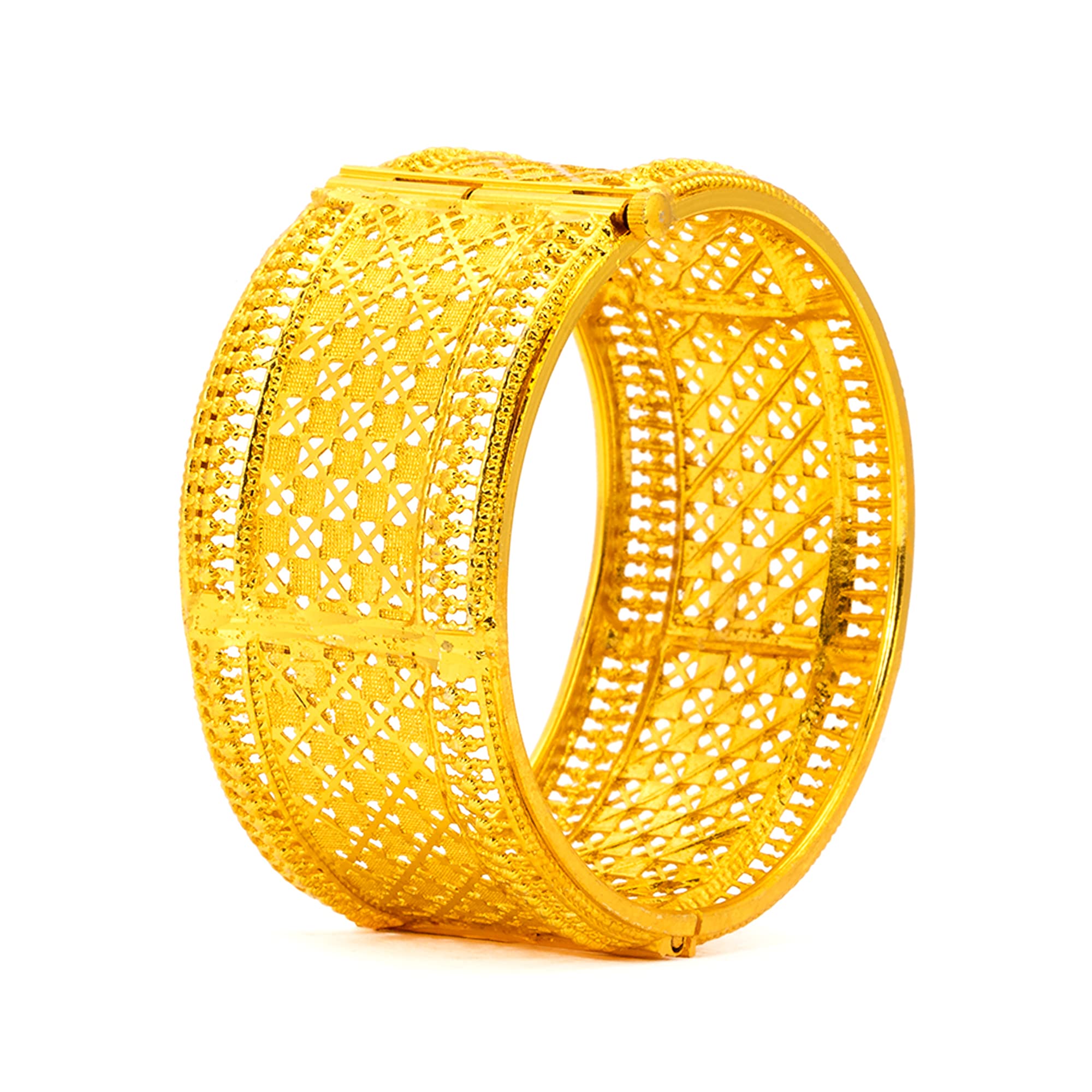 MANIKYA Traditional 24ct Gold Plated Bridal Wedding Bangles for Women And Girls (FLB 213, 2.6) (B0B9RR1WMP) Amazon Price History, Amazon Price Tracker