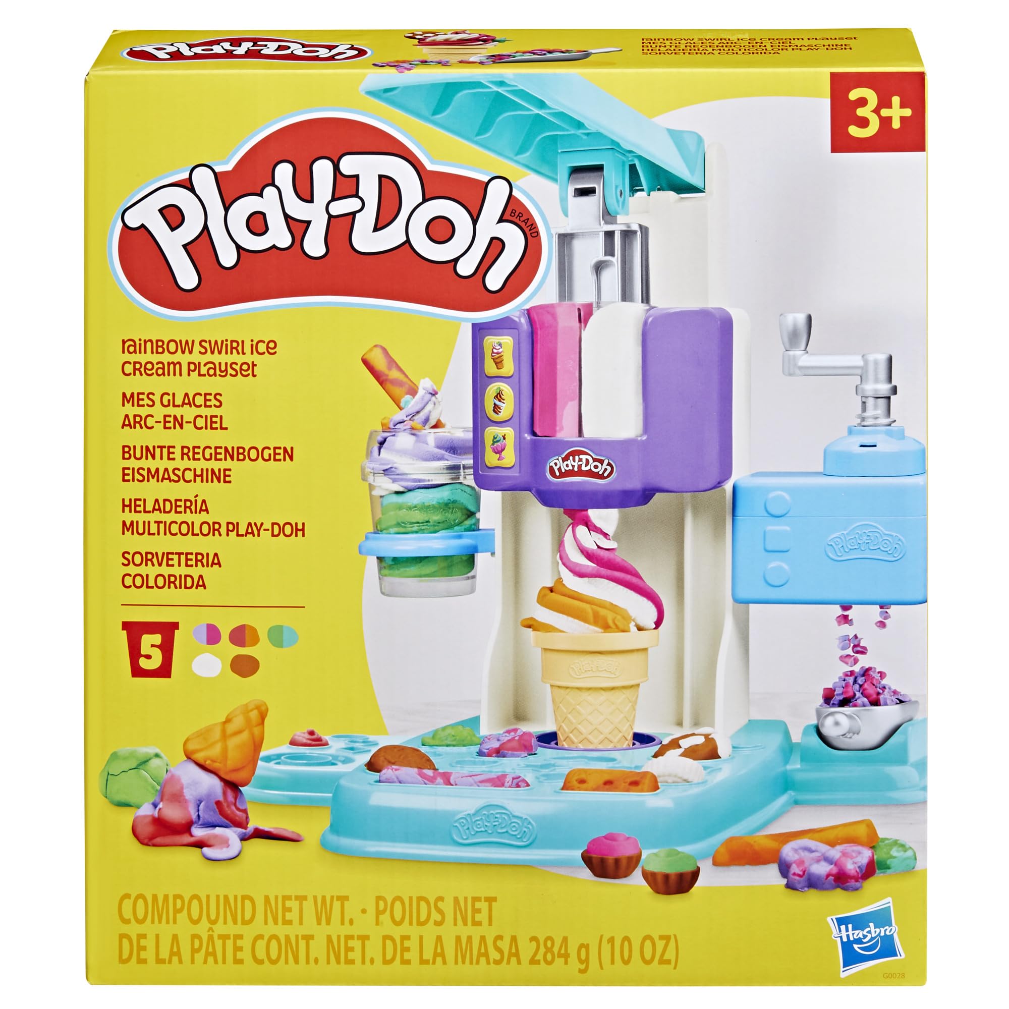 Play-DOH Rainbow Swirl Ice Cream PLAYSET